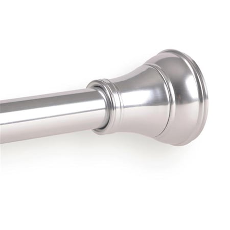 Utopia Alley 72 inch Aluminum Decorative Finial Tension Rod  Chrome F72SS